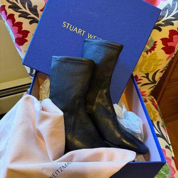 Stuart Weitzman Ernestine Sock Booties - Picture 5 of 6